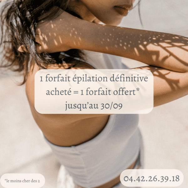 Offre de rentrée épilation définitive